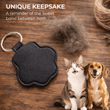 Pet Memorial Keychain Keepsake Paw Print Charm - LICHTZOONE